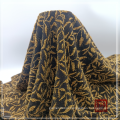 Jacquard Knit Yarn Dyed Polyester Blend Fabric